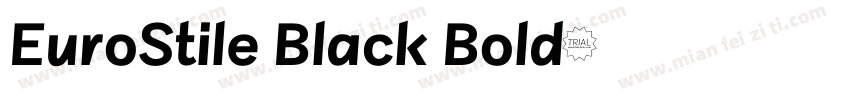 EuroStile Black Bold字体转换